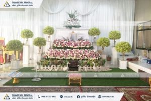 The Modern Elegant White Funeral Flowers-Funeral Flower Arrangements-4